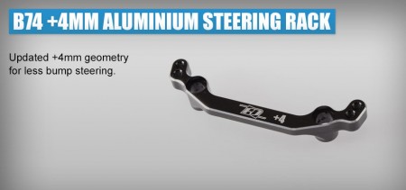 B74 +4MM ALUMINIUM STEERING RACK
